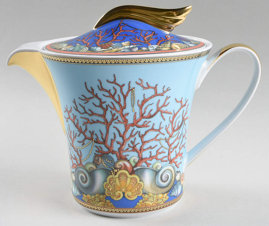 Les Tresors De La Mer Teapot & Lid by Rosenthal - Continental-1