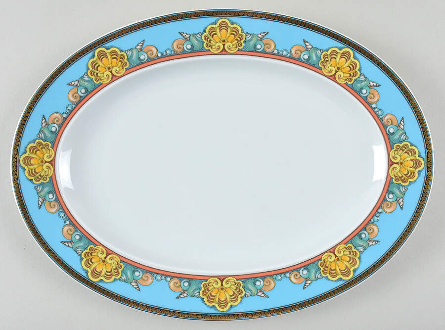 Les Tresors De La Mer 13" Oval Serving Platter by Rosenthal - Continental-1