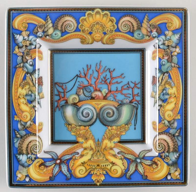 Les Tresors De La Mer 5" Square Tray by Rosenthal - Continental-1