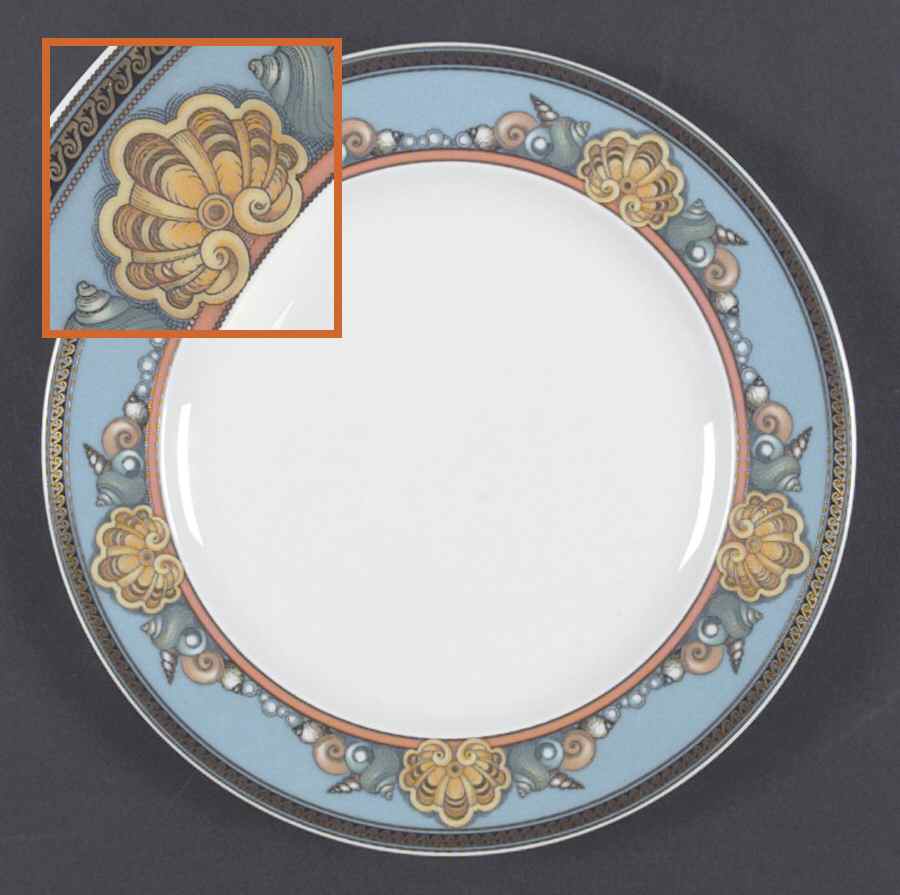 Les Tresors De La Mer Salad Plate by Rosenthal - Continental-1