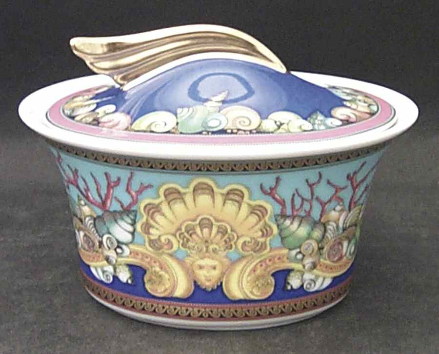 Les Tresors De La Mer Sugar Bowl & Lid by Rosenthal - Continental-1