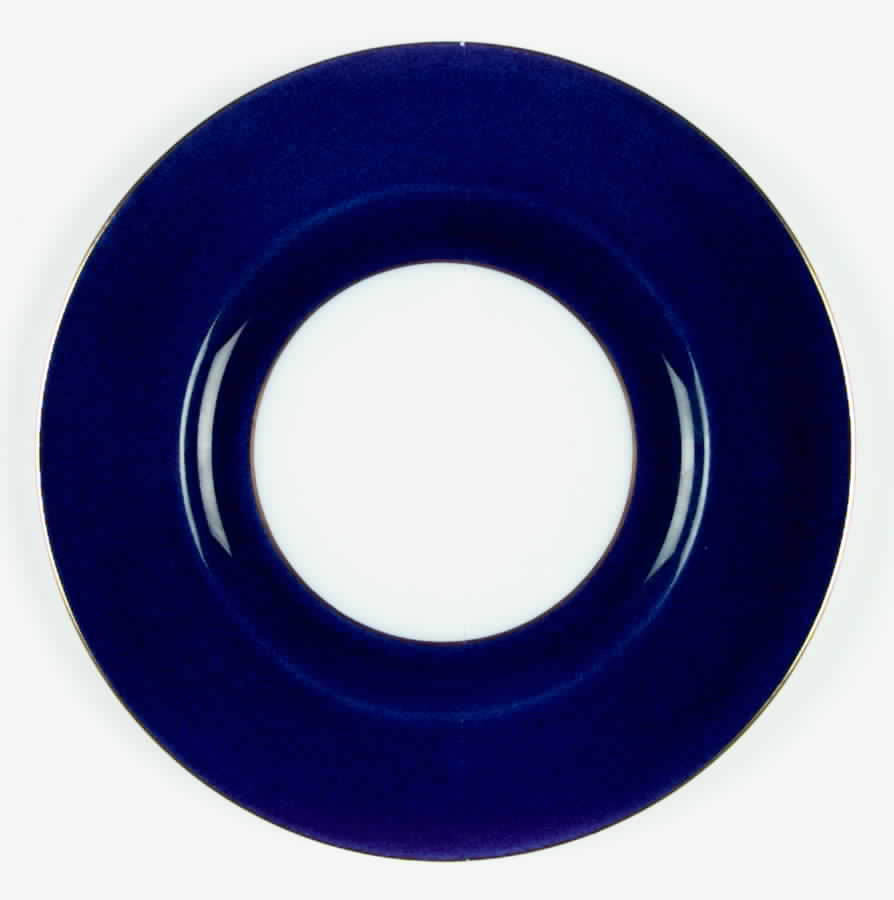 Z2136 (Cobalt Blue Band) Dinner Plate by Royal Worcester-1