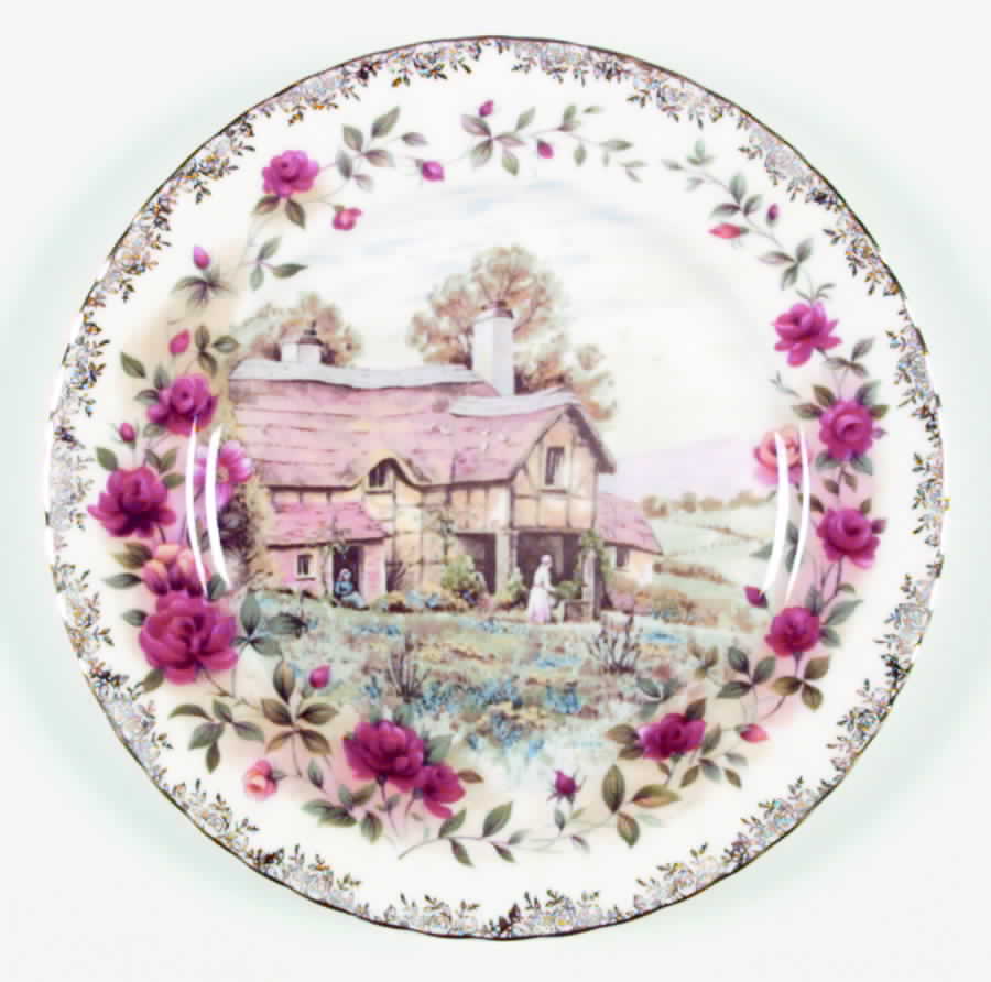 Four Seasons Salad Plate by Royal Albert-1