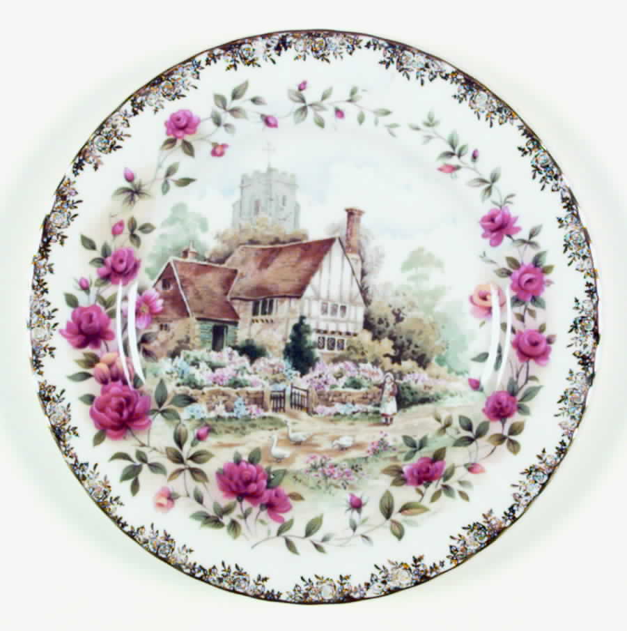 Four Seasons Salad Plate by Royal Albert-1