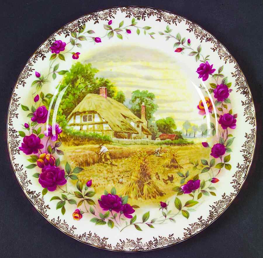 Four Seasons Salad Plate by Royal Albert-1
