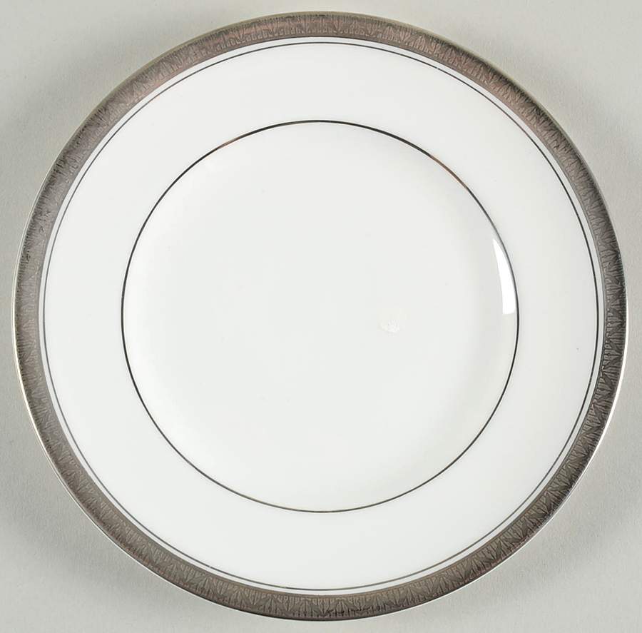 Baroness Platinum Bread & Butter Plate by Royal Worcester-1