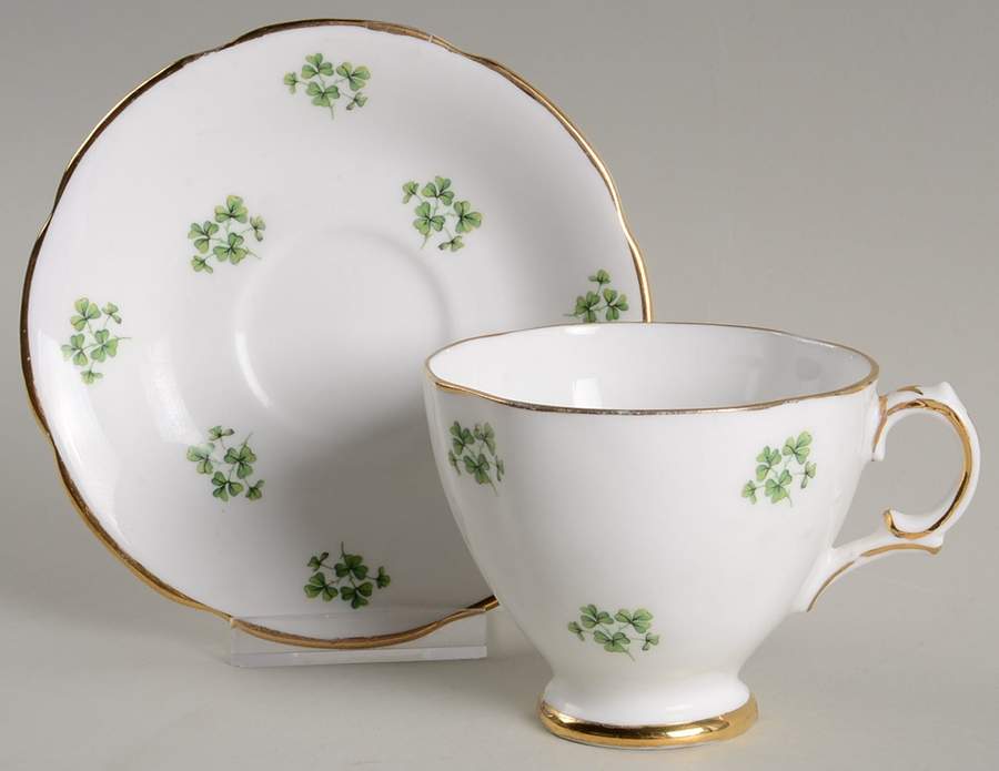 Killarney Footed Cup & Saucer Set by Royal Tara-1