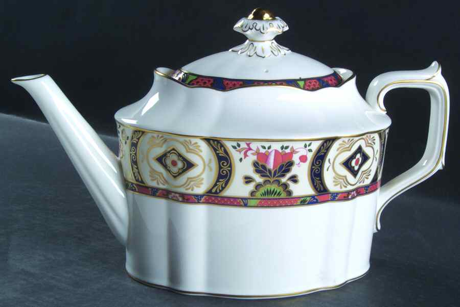 Chelsea Garden Teapot & Lid by Royal Crown Derby-1