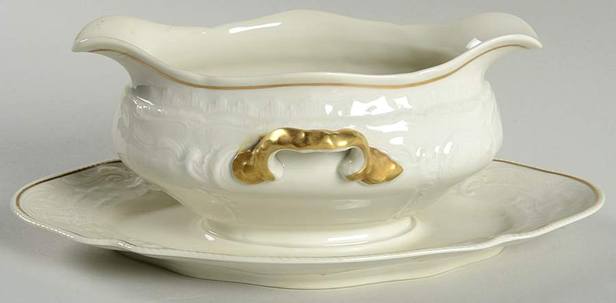 2992 Gravy Boat with Attached Underplate by Rosenthal - Continental-1