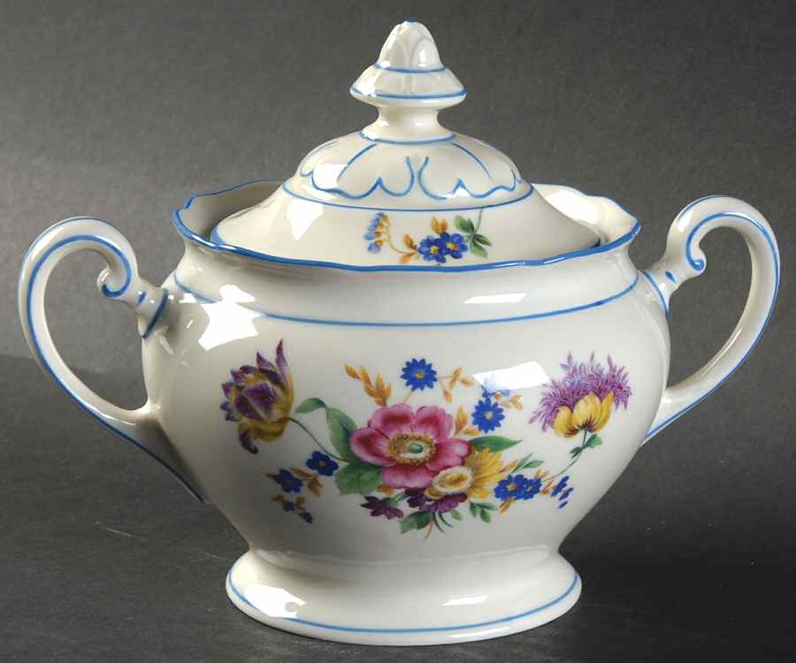 Firenze Sugar Bowl & Lid by Royal York (Germany)-1