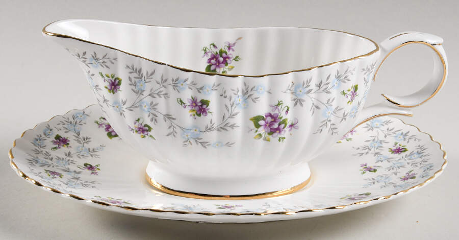 Enchantment Gravy Boat & Underplate by Royal Stafford-1