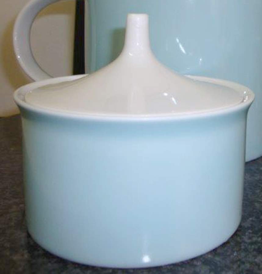 Secunda Turquoise Sugar Bowl & Lid by Rosenthal - Continental-1