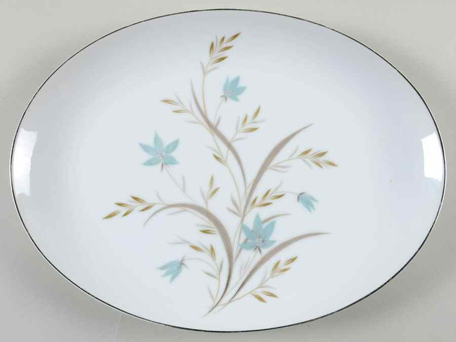 Glenrio 12" Oval Serving Platter by Rose (Japan)-1