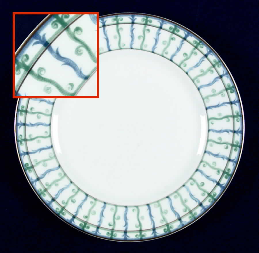 Bagatelle (White Background) Salad Plate by Raynaud-1