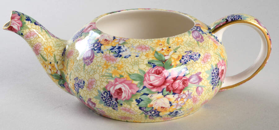 Welbeck (Earthenware, Intro 1995) Mini Stacking Teapot No Lid by Royal Winton-1
