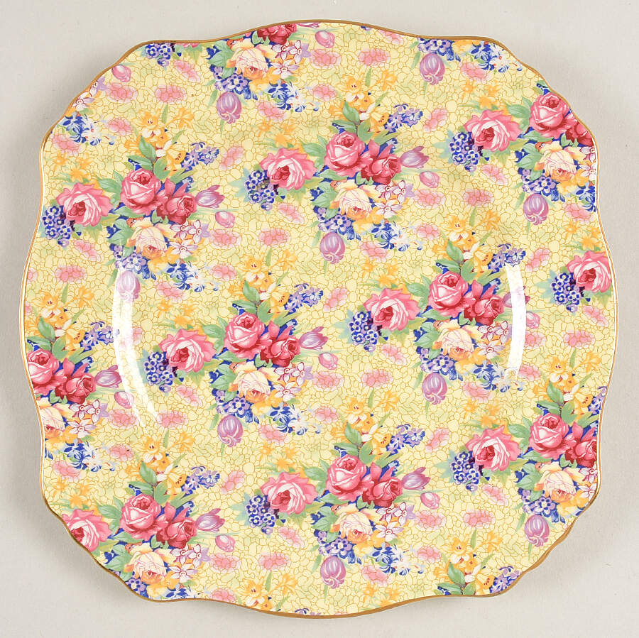 Welbeck (Earthenware, Intro 1995) Salad Plate by Royal Winton-1