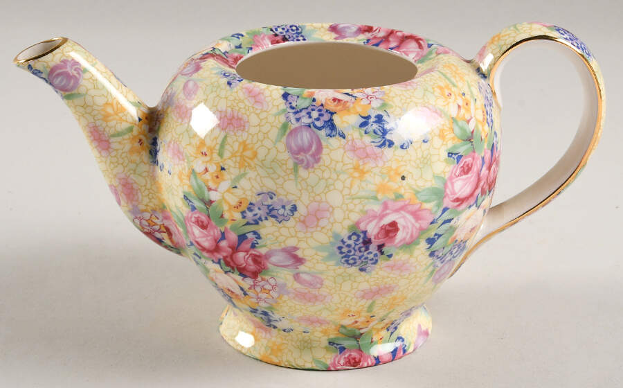 Welbeck (Earthenware, Intro 1995) Individual Teapot No Lid by Royal Winton-1