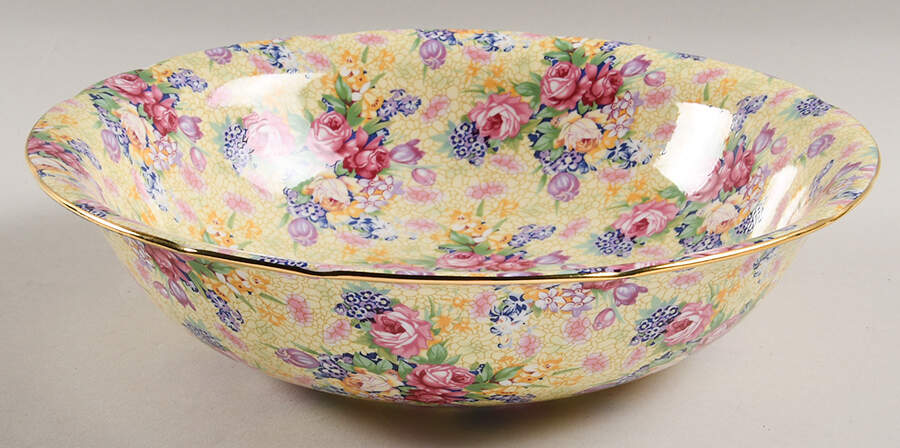 Welbeck (Earthenware, Intro 1995) 9" Round Vegetable Bowl by Royal Winton-1