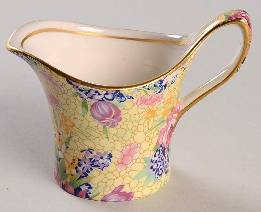 Welbeck (Earthenware, Intro 1995) Eaton Individual Breakfast Set Creamer by Royal Winton-1