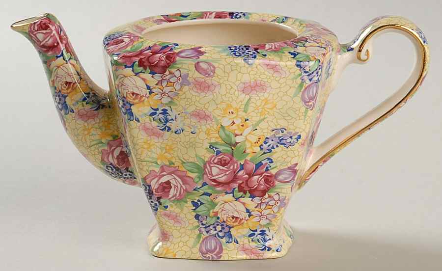 Welbeck (Earthenware, Intro 1995) Individual Teapot No Lid by Royal Winton-1