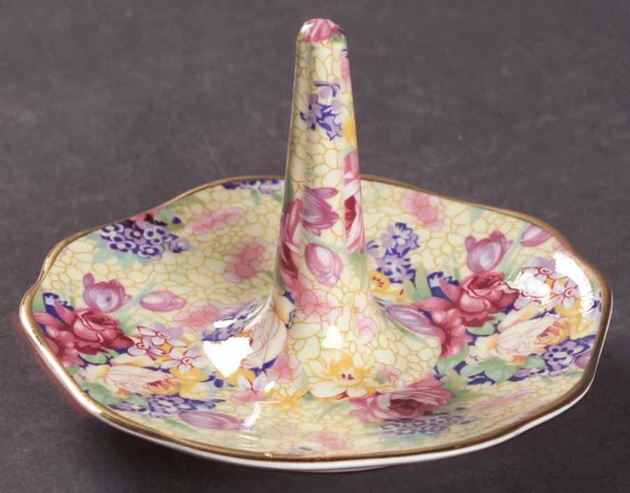 Welbeck (Earthenware, Intro 1995) Ring Holder by Royal Winton-1