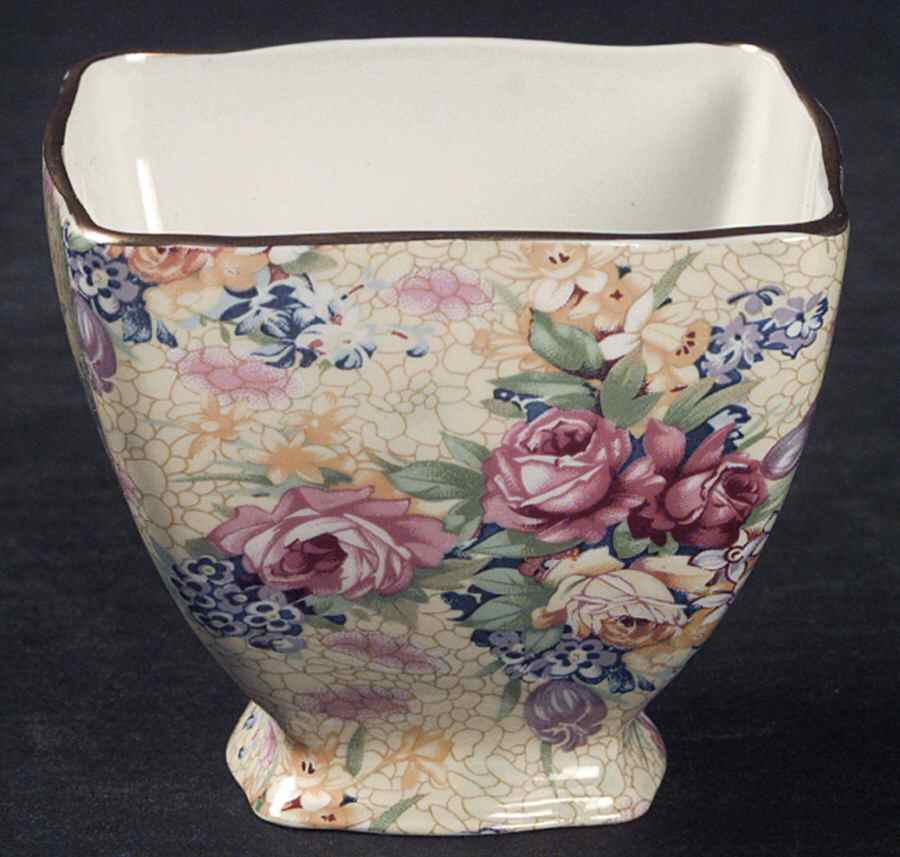 Welbeck (Earthenware, Intro 1995) Open Sugar Bowl by Royal Winton-1