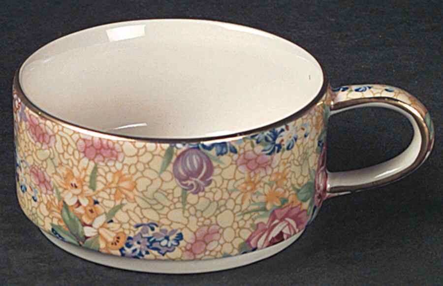 Welbeck (Earthenware, Intro 1995) Stacking Mini Open Sugar Bowl by Royal Winton-1