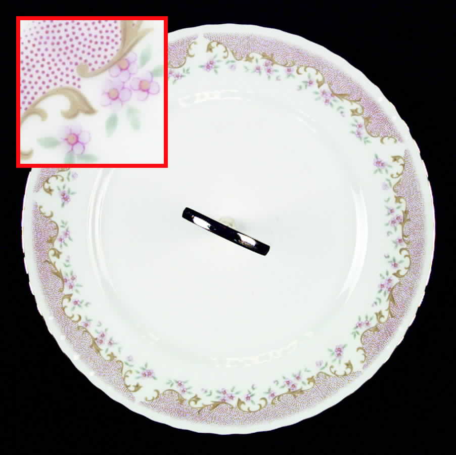 ROK16 Round Serving Plate with Handle (DP) by Royal Kent (England)-1