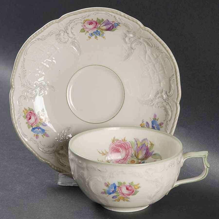 5982 Flat Cup & Saucer Set by Rosenthal - Continental-1