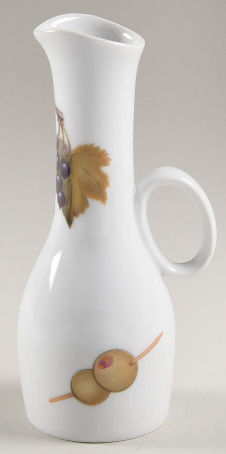 Evesham 'M' Oil/Vinegar Cruet-No Wood Stopper by Royal Worcester-1