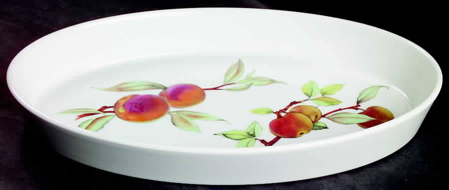 Evesham 'M' 14" Oval Baker by Royal Worcester-1