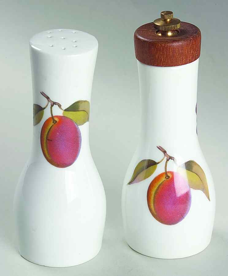 Evesham 'M' Salt Mill & Pepper Mill Set by Royal Worcester-1