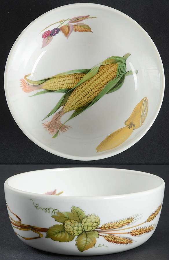 Evesham 'M' Individual Salad Bowl by Royal Worcester-1