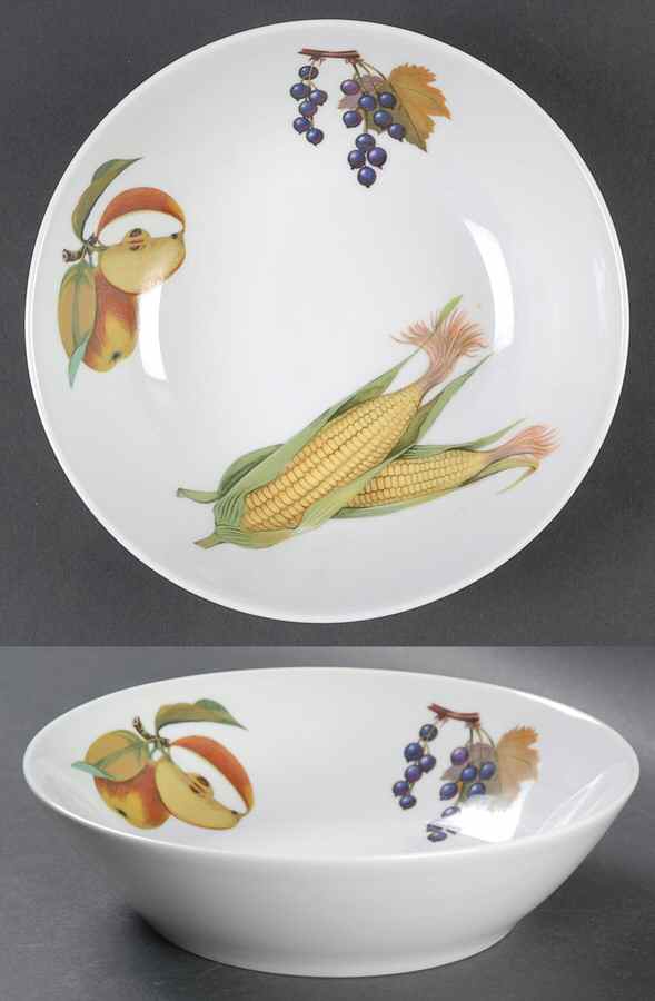 Evesham 'M' Coupe Cereal Bowl by Royal Worcester-1