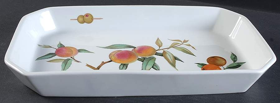 Evesham 'M' 14" Rectangular Baker by Royal Worcester-1