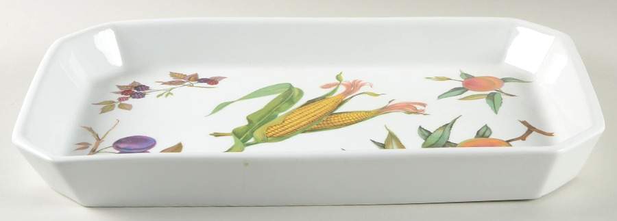Evesham 'M' 17" Rectangular Baker by Royal Worcester-1