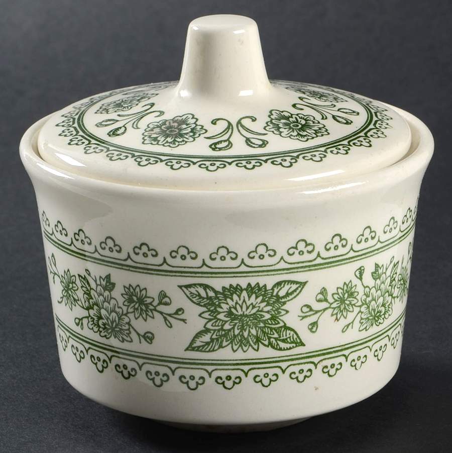 Vendome Sugar Bowl & Lid by Royal (USA)-1