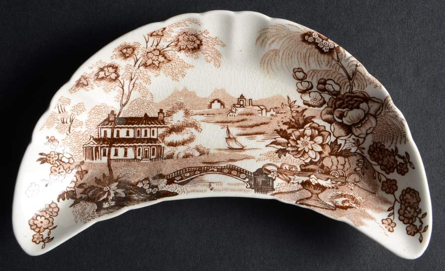 Tonquin Brown Bone Dish by Royal Crownford-1