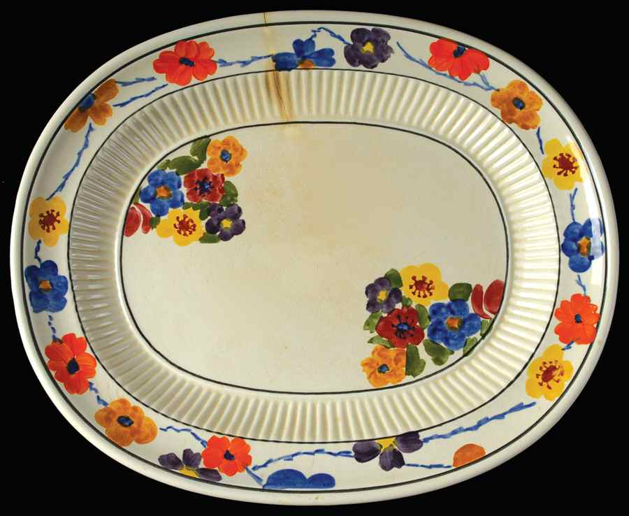 RID17 11" Oval Serving Platter by Ridgway (Ridgways)-1