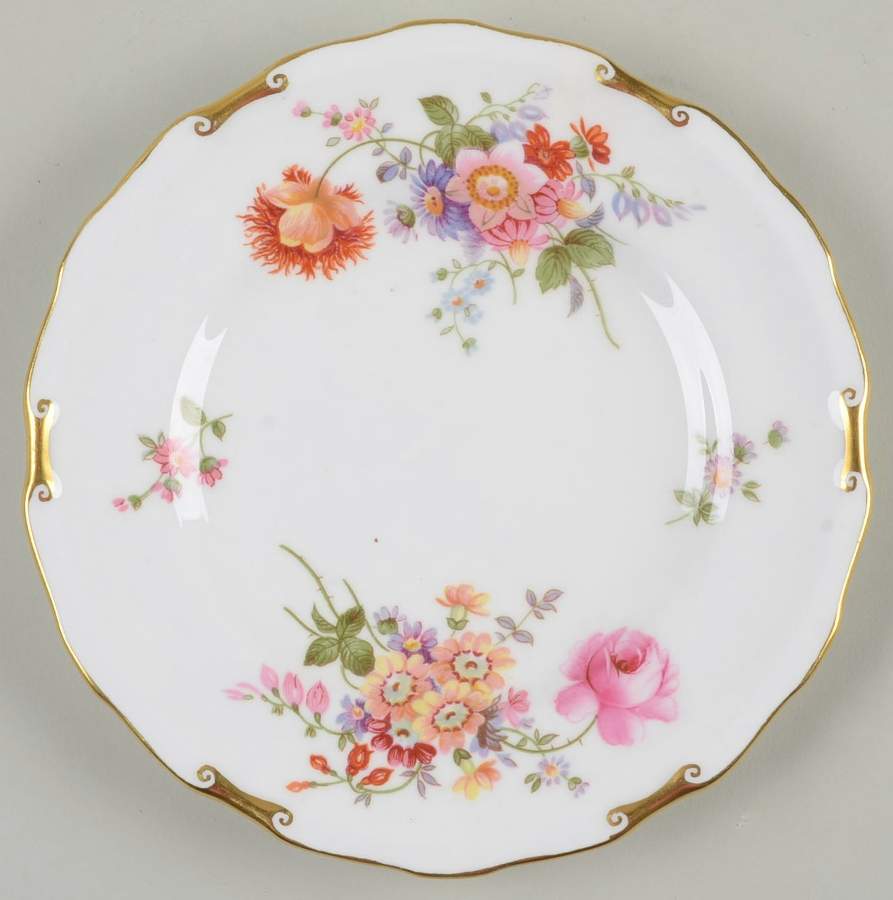 Derby Posies Bread & Butter Plate by Royal Crown Derby-1