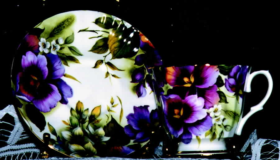 RWT5 Footed Cup & Saucer Set by Royal Winchester-1