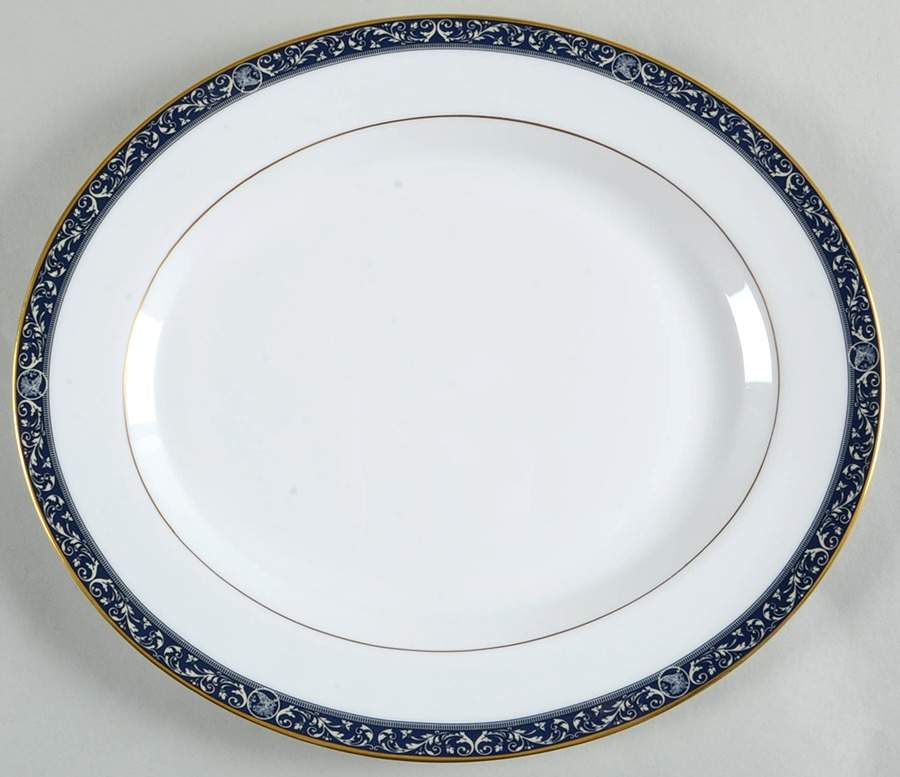 Renaissance 13" Oval Serving Platter by Royal Worcester-1