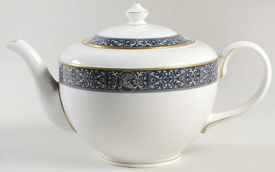 Renaissance Teapot & Lid by Royal Worcester-1