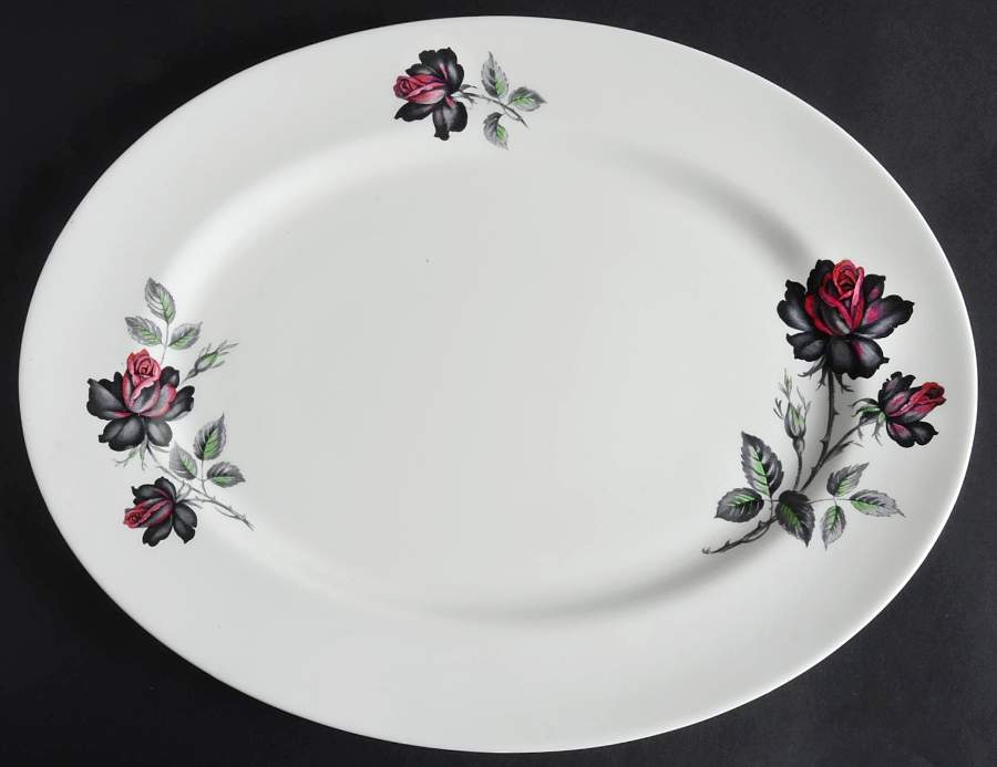 Masquerade 15" Oval Serving Platter by Royal Albert-1