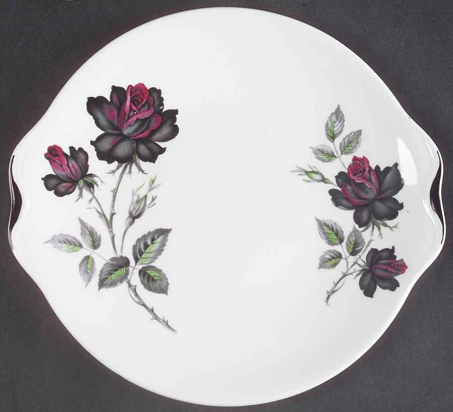 Masquerade Handled Cake Plate by Royal Albert-1