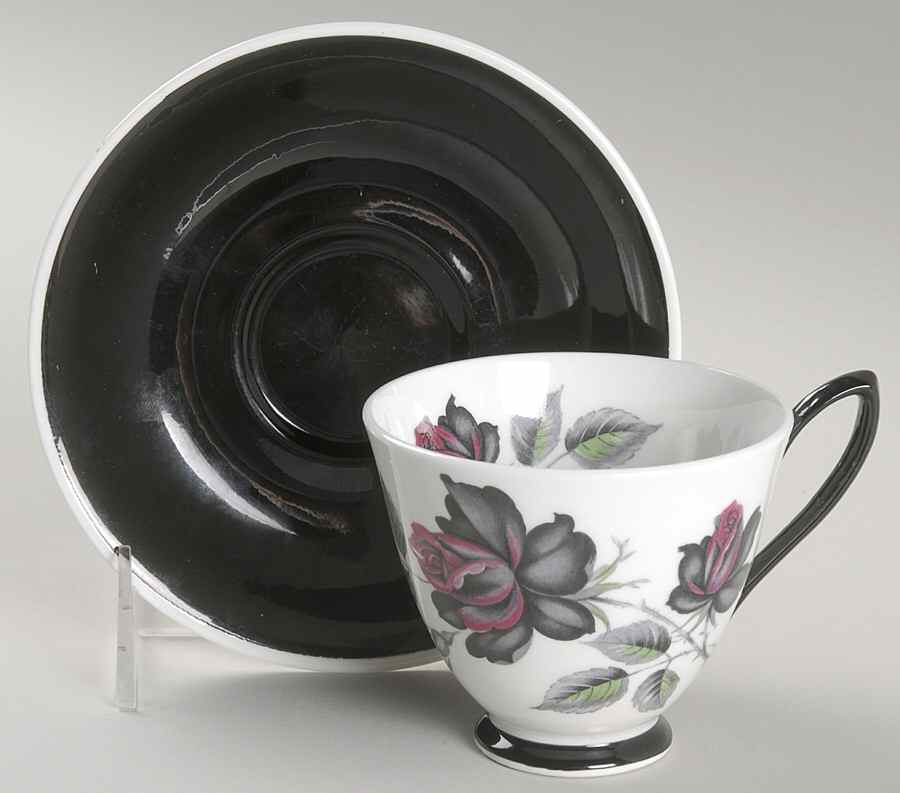 Masquerade Footed Cup & Saucer Set by Royal Albert-1