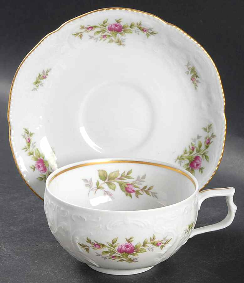 R642 Flat Cup & Saucer Set by Rosenthal - Continental-1