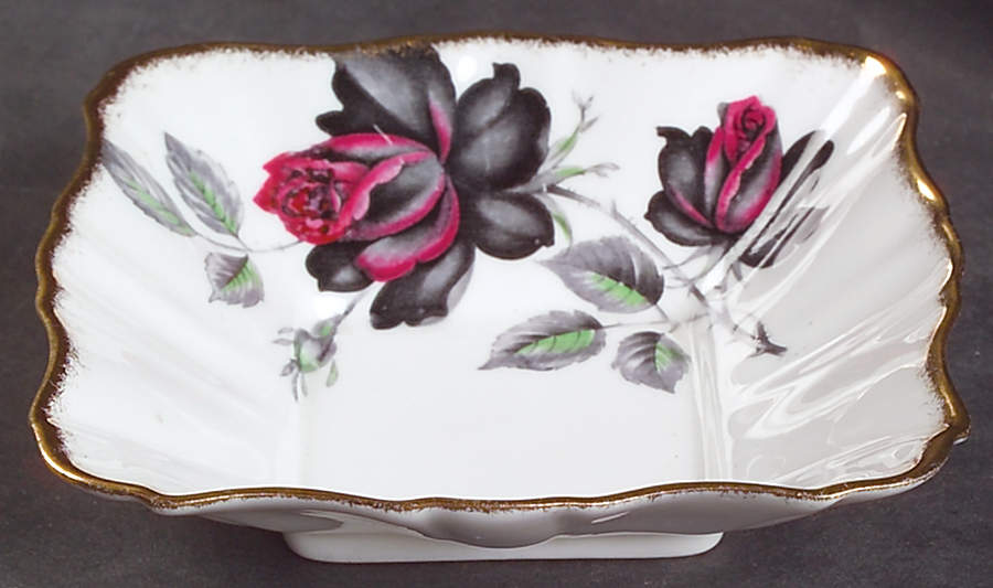 Masquerade Small Square Sweet Meat Dish by Royal Albert-1