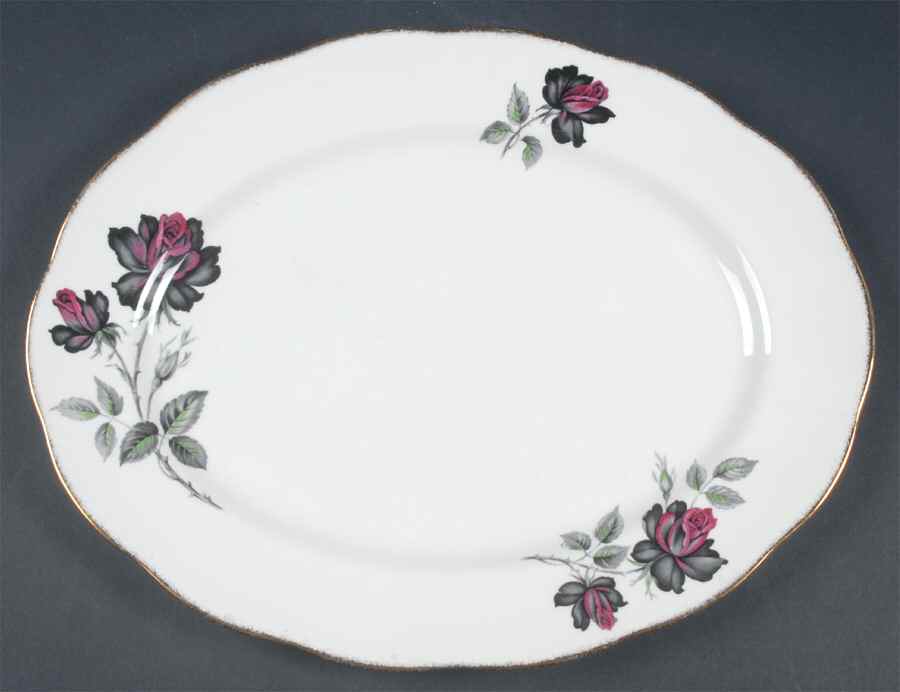 Masquerade 15" Oval Serving Platter by Royal Albert-1