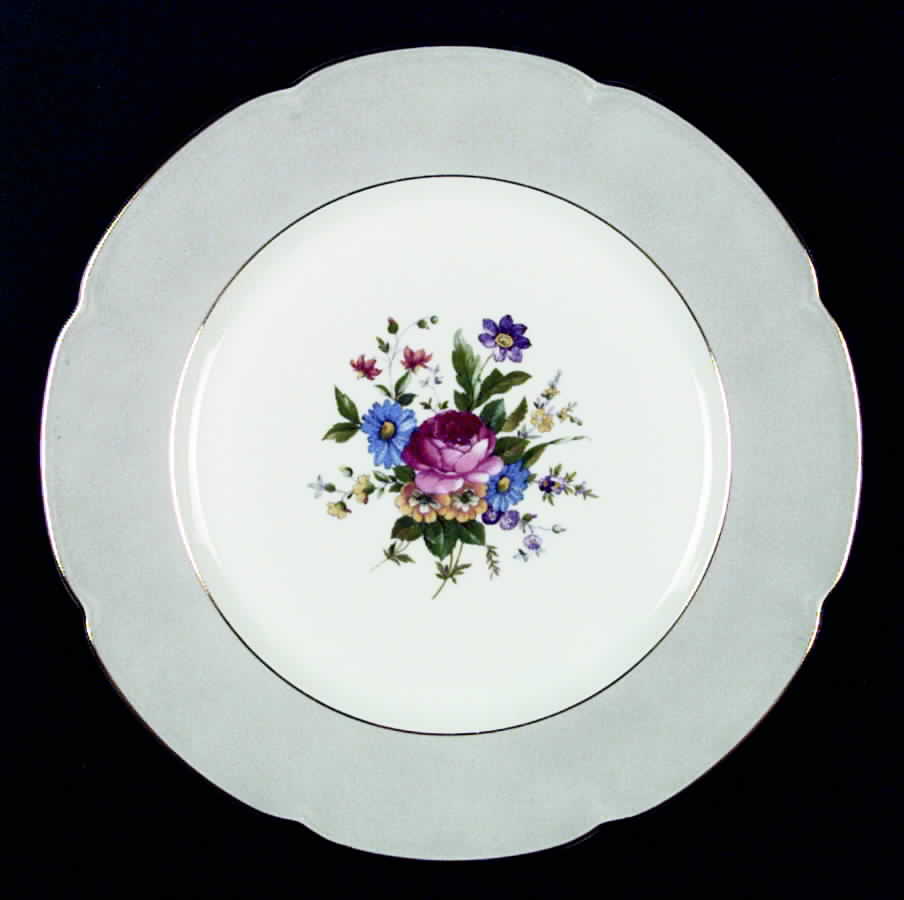 Ardalt Gray Dinner Plate by Royal Bayreuth-1